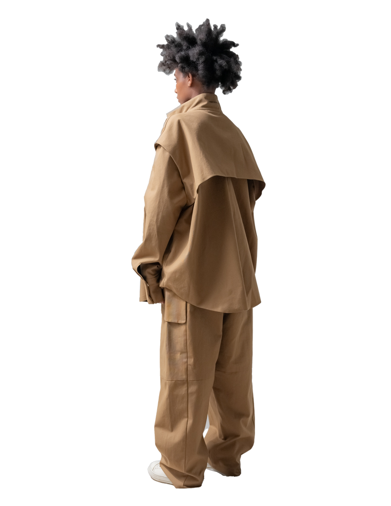 Unisex Mockneck Oxford